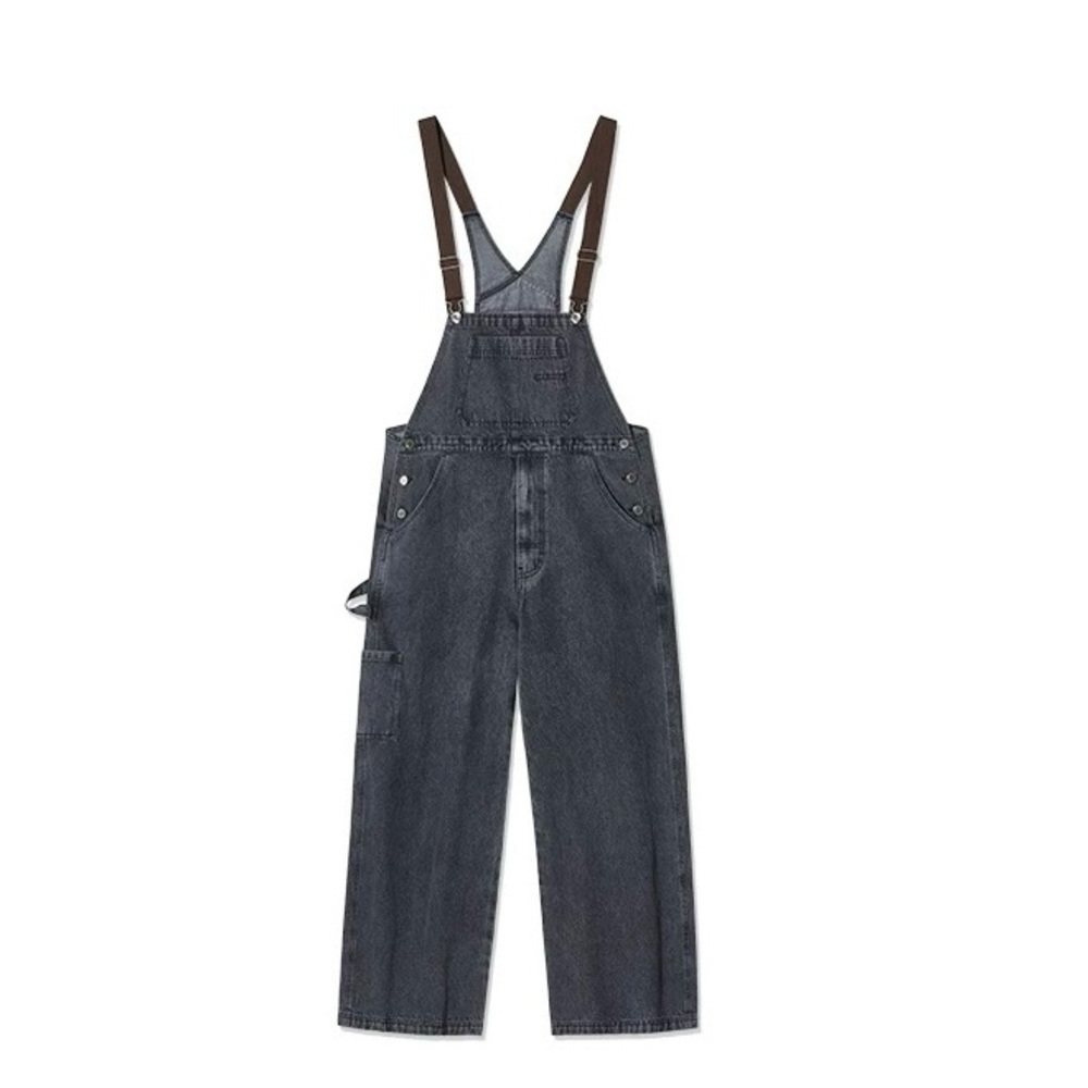PSO Brand Women's Oversized Denim Overalls